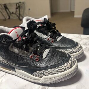 Jordan Kids Black and White Sneakers